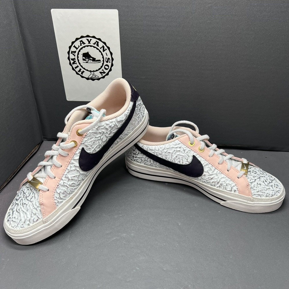Nike Court Legacy SDC White Pink Silver Serena Williams DJ1454-100 Women Size 7 - Picture 8 of 13